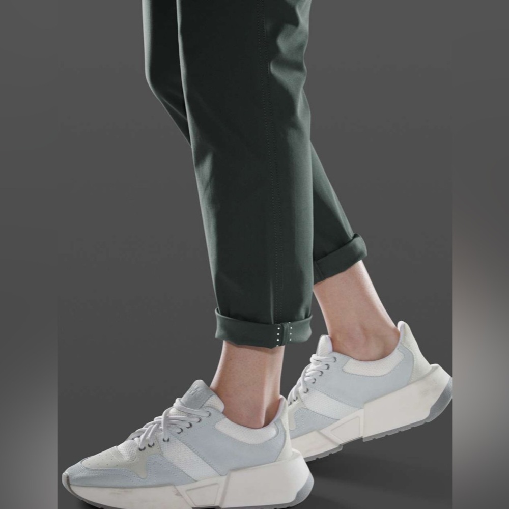 Lululemon City Sleek 5 Pocket 7/8 Pant Smoked Spruce $128 retail EUC WARPSTREME - Picture 3 of 4